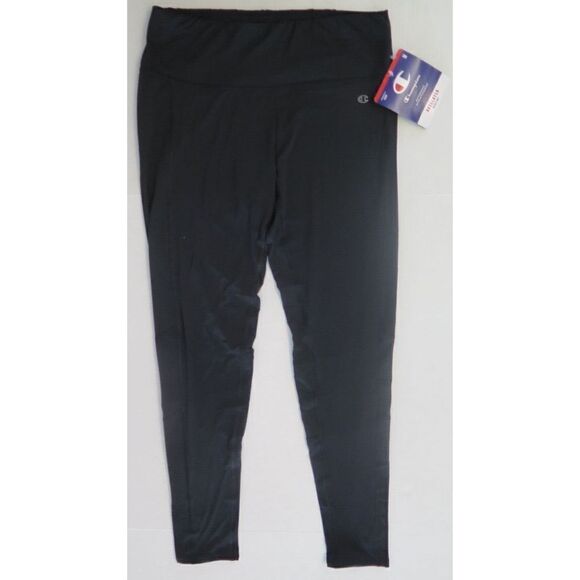 Champion CBLMAB Women's Sz M Black Double Dry Baselayer Pants - Picture 1 of 6